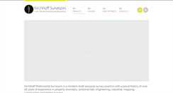 Desktop Screenshot of kirchhoffsurveyors.co.za