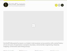 Tablet Screenshot of kirchhoffsurveyors.co.za